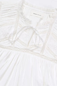 Skall | Magnolia Dress - Optic White