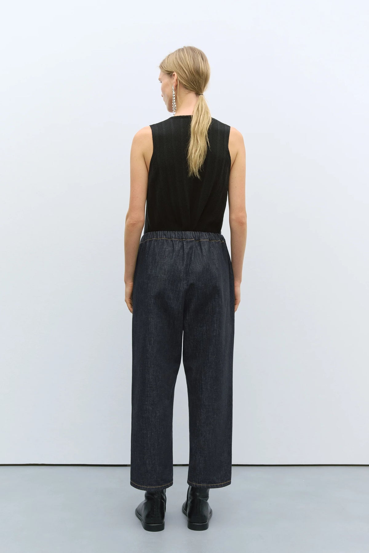 Cordera | Denim Relaxed pants - Black