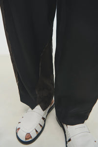 Cordera | Jacquard Relaxed Pants - Dark Brown