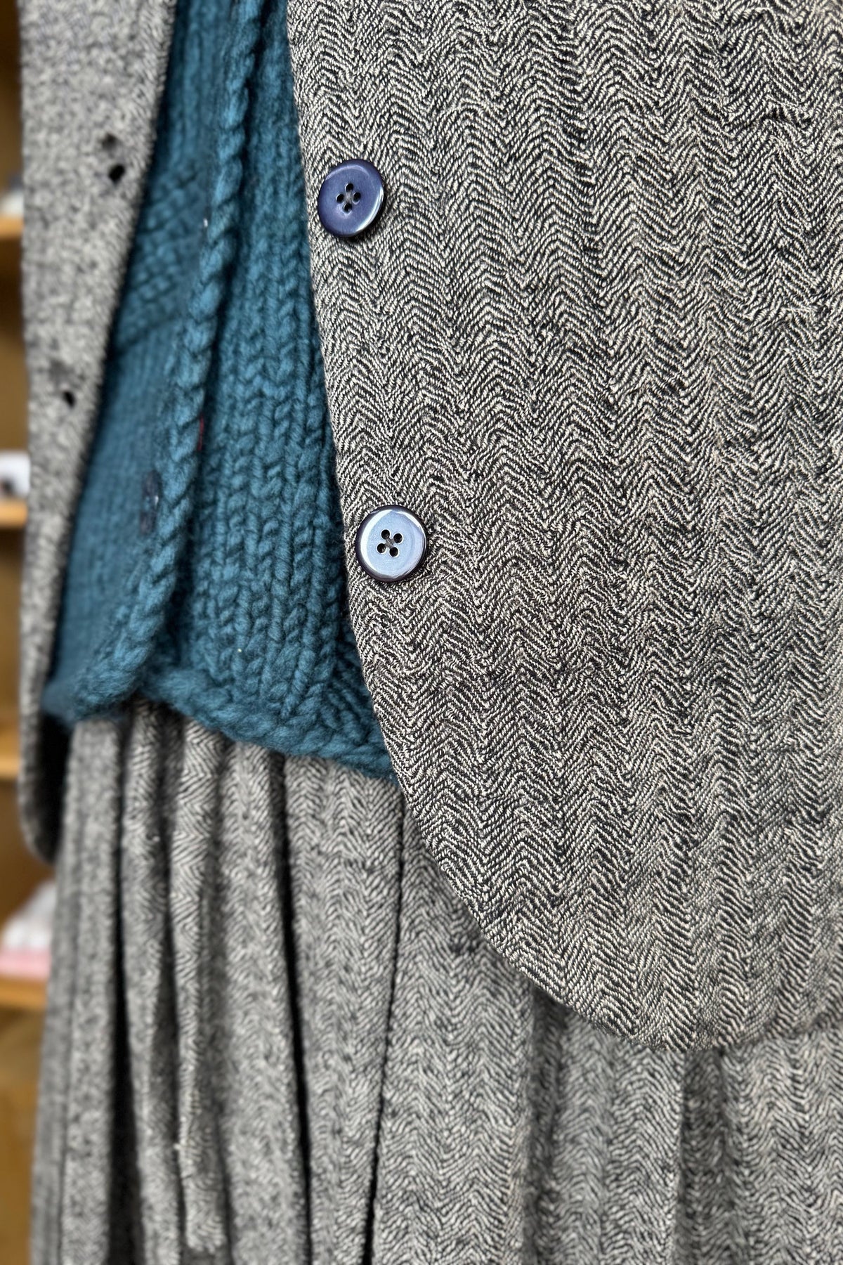 Runaway Bicycle | Leo Herringbone Wool Jacket