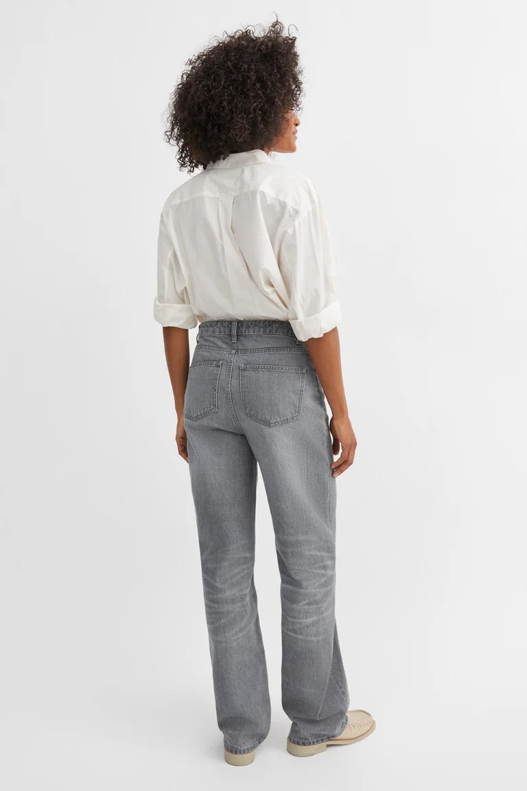 Skall | Maddy Straight Jeans - Worn Light Grey