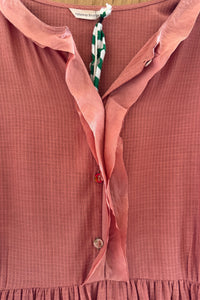 Runaway Bicycle | Frill Dress - Peach