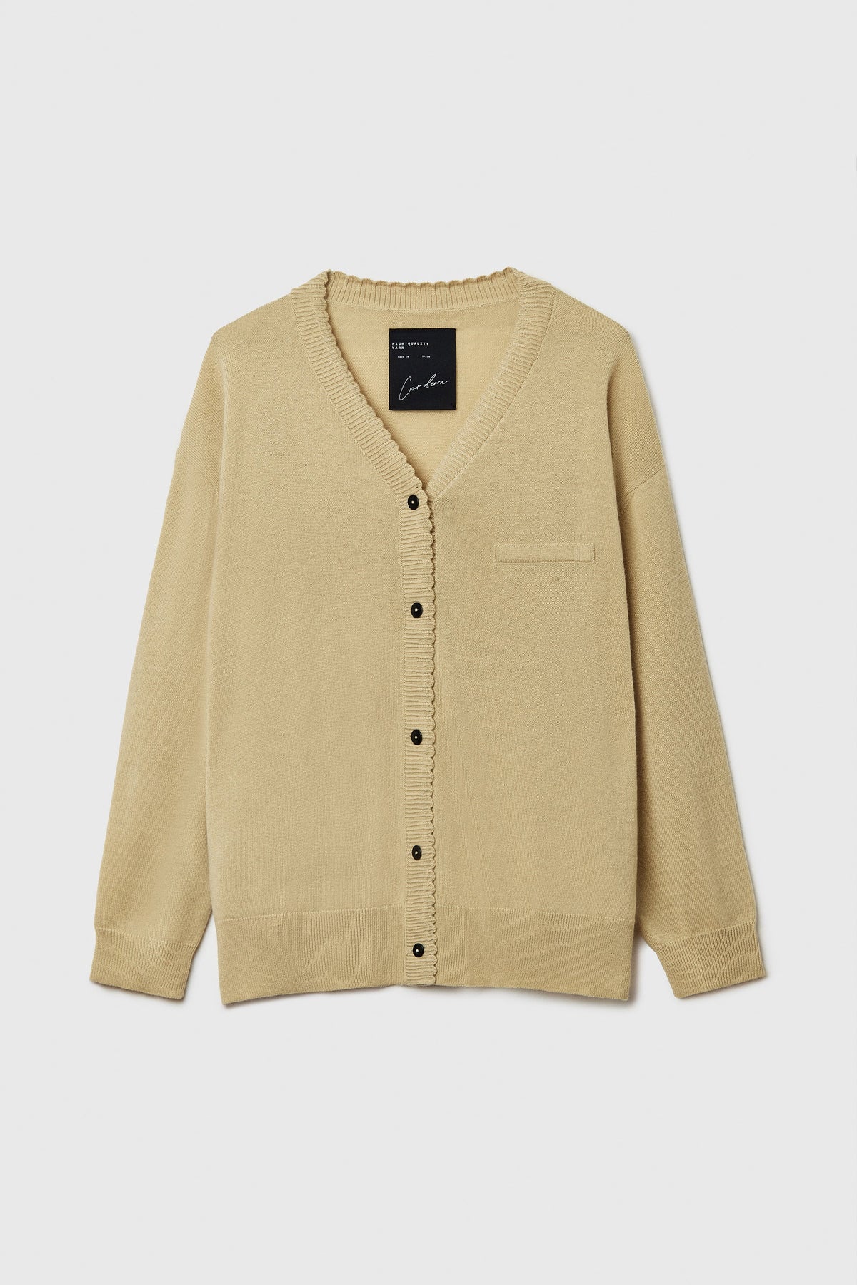 Cordera | Merino Wool Classic Cardigan - Butter