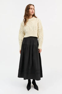 Skall | Leaf Skirt - Black