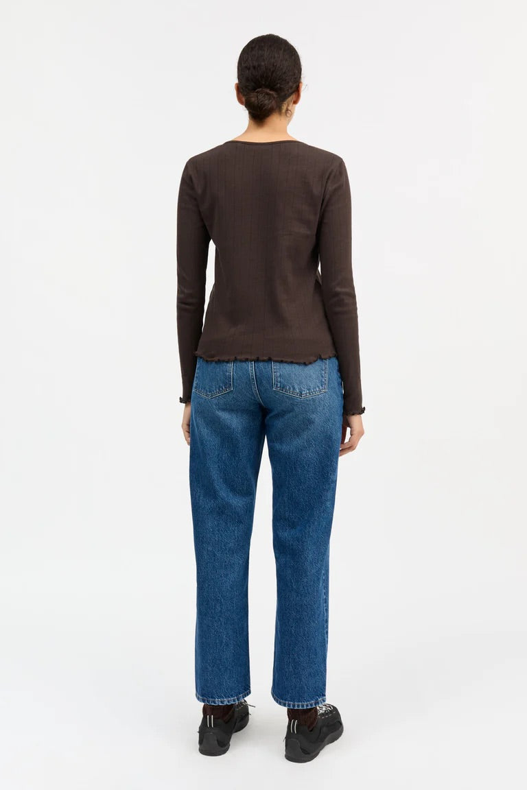 Skall | Edie Cardigan - Dark Brown