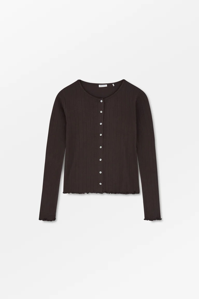 Skall | Edie Cardigan - Dark Brown