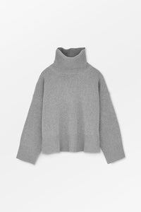 Skall | Silene t-neck - Grey Melange