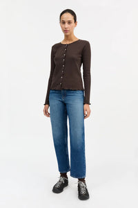 Skall | Edie Cardigan - Dark Brown