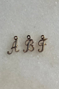 Tidy Street Store | Curly Letter - Gold