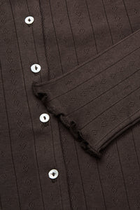 Skall | Edie Cardigan - Dark Brown