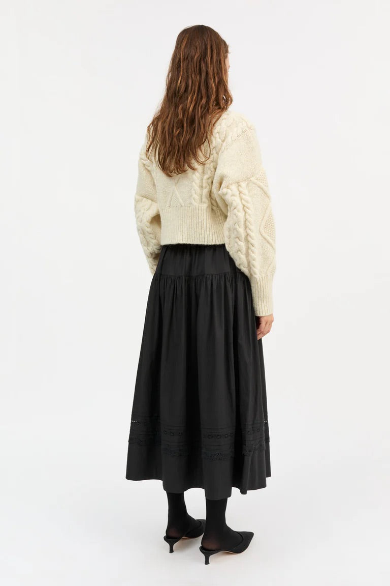 Skall | Leaf Skirt - Black