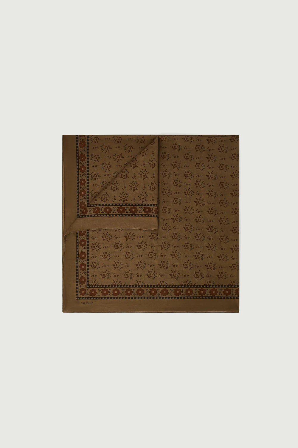 Soeur | Classic Foulard - Grey/Brown