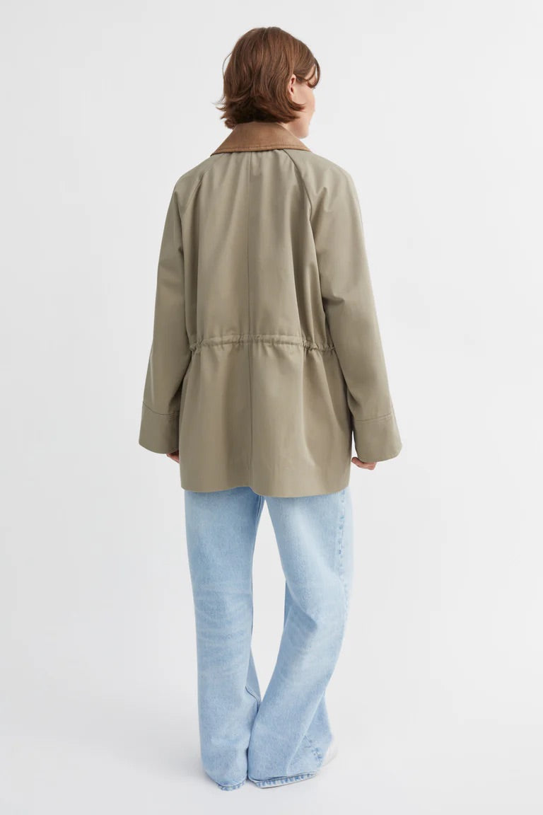 Skall | Gaby Parka Jacket - Stone Moss