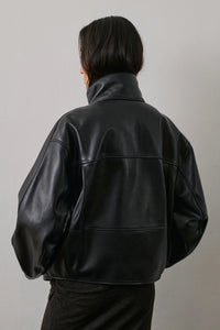Soeur | Gamma Leather Jacket - Black