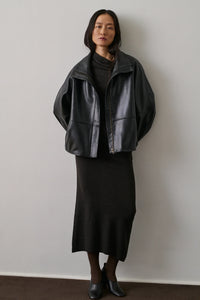 Soeur | Gamma Leather Jacket - Black