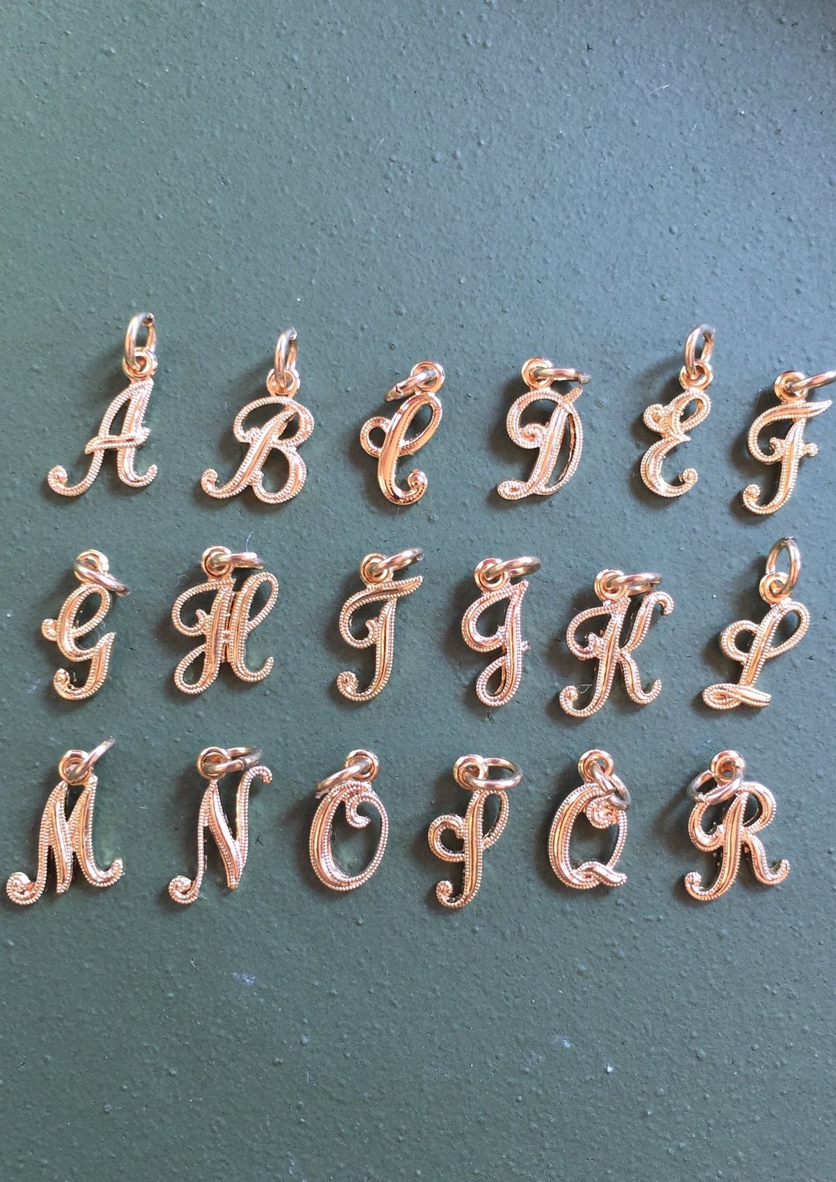 Tidy Street Store | Curly Letter - Gold