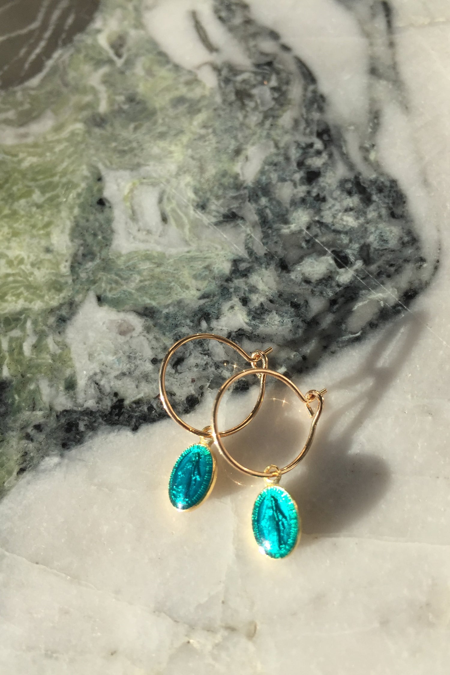 Tidy Street Store | Tiny Miraculous Medal Earrings