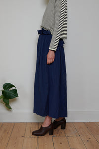 Tidy Street Collection | Ruffle Top Skirt - Indigo