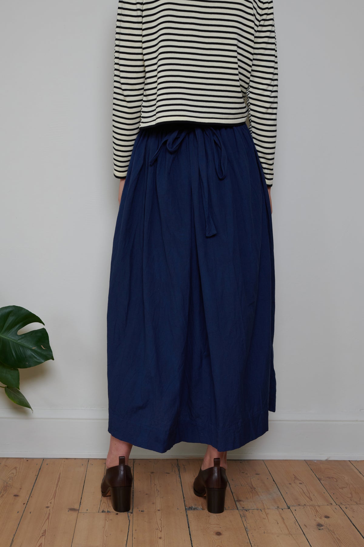 Tidy Street Collection | Ruffle Top Skirt - Indigo