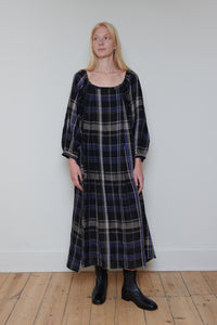 Tidy Street Collection | Marianne Dress - Blue/Black Check