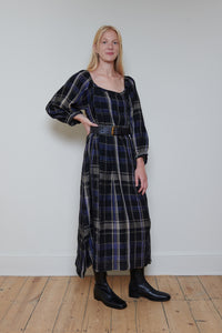 Tidy Street Collection | Marianne Dress - Blue/Black Check