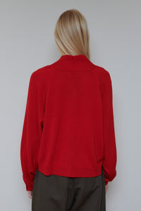 Cordera | Merino Wool Cardigan - Red
