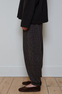 Cordera | Flecked Cotton Pants - Brown