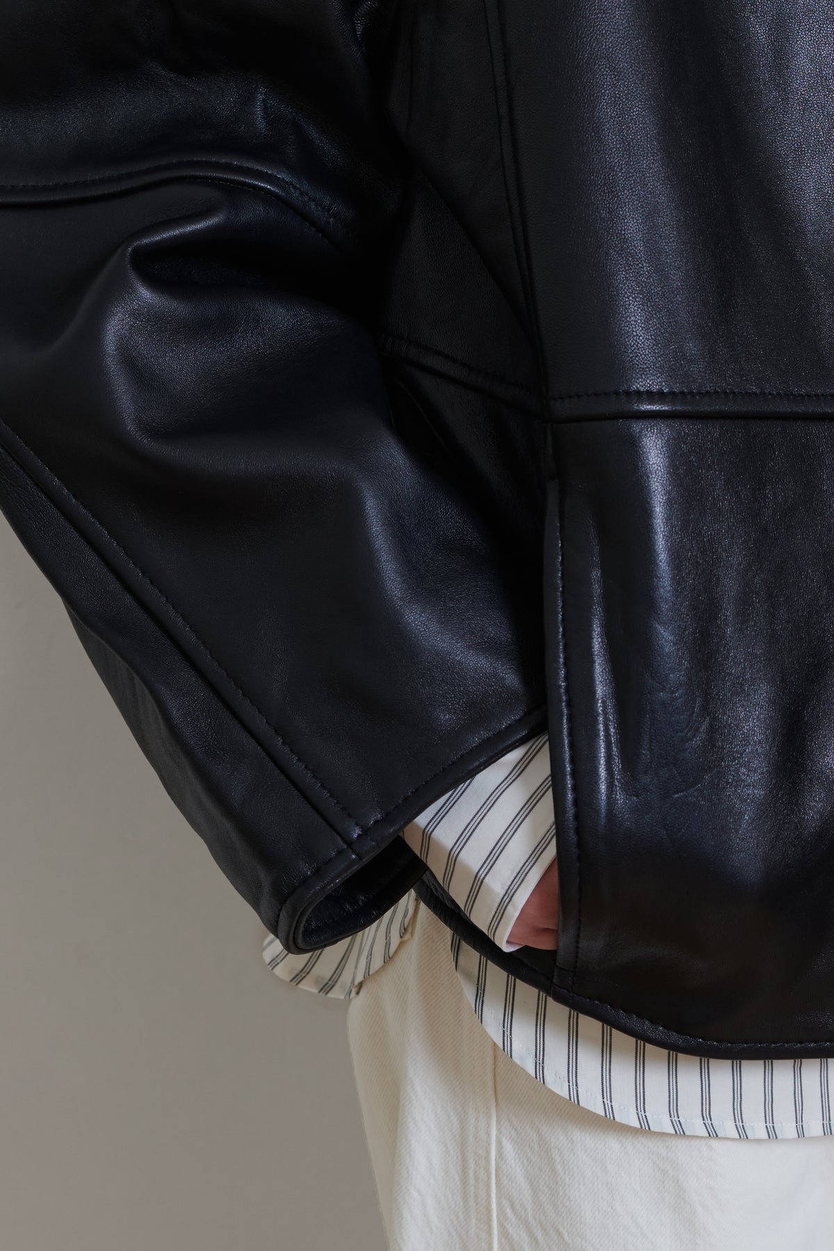 Soeur | Gamma Leather Jacket - Black