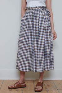 Tidy Street Collection | Checked Skirt - Ruffle Top
