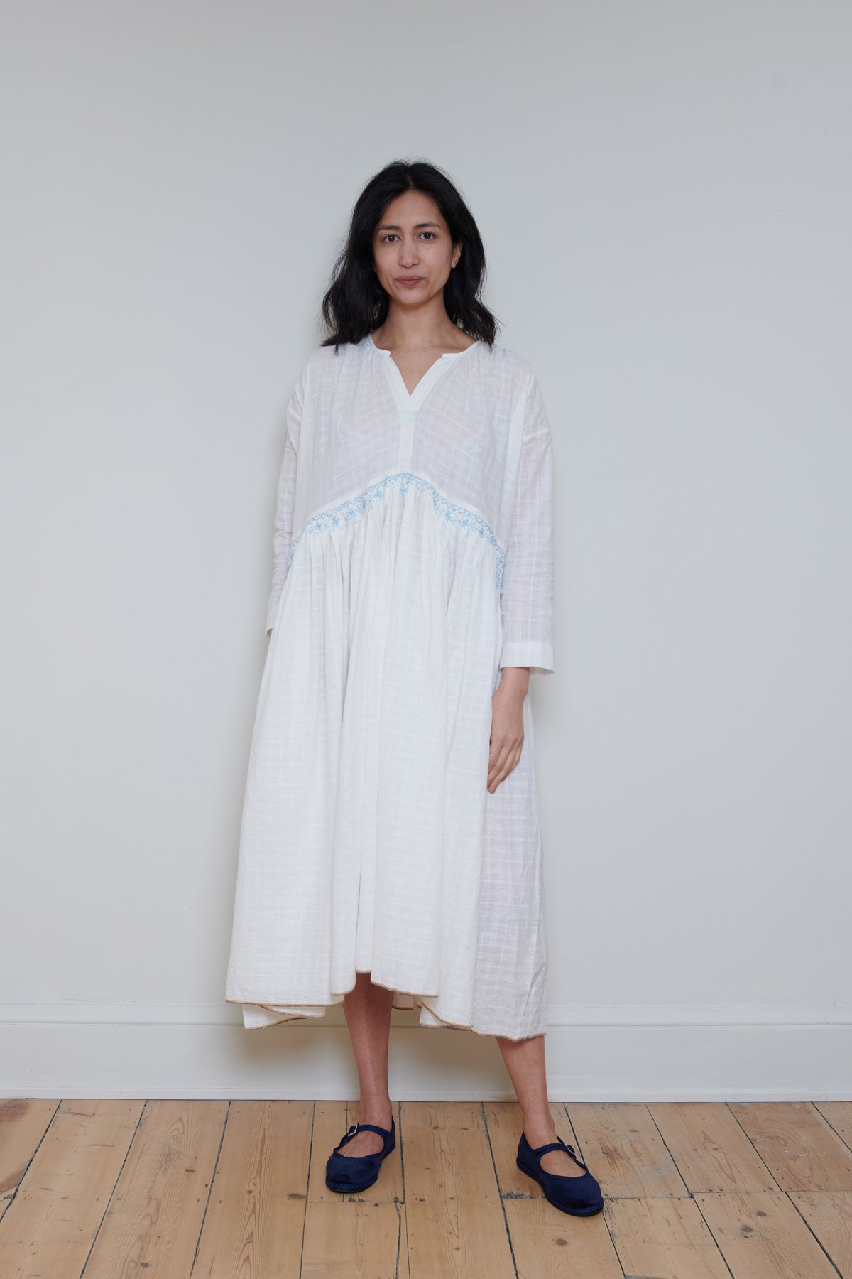 Runaway Bicycle | Side Embroidered Dress