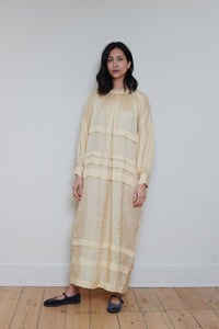 Runaway Bicycle | Pleated Dress - Yellow