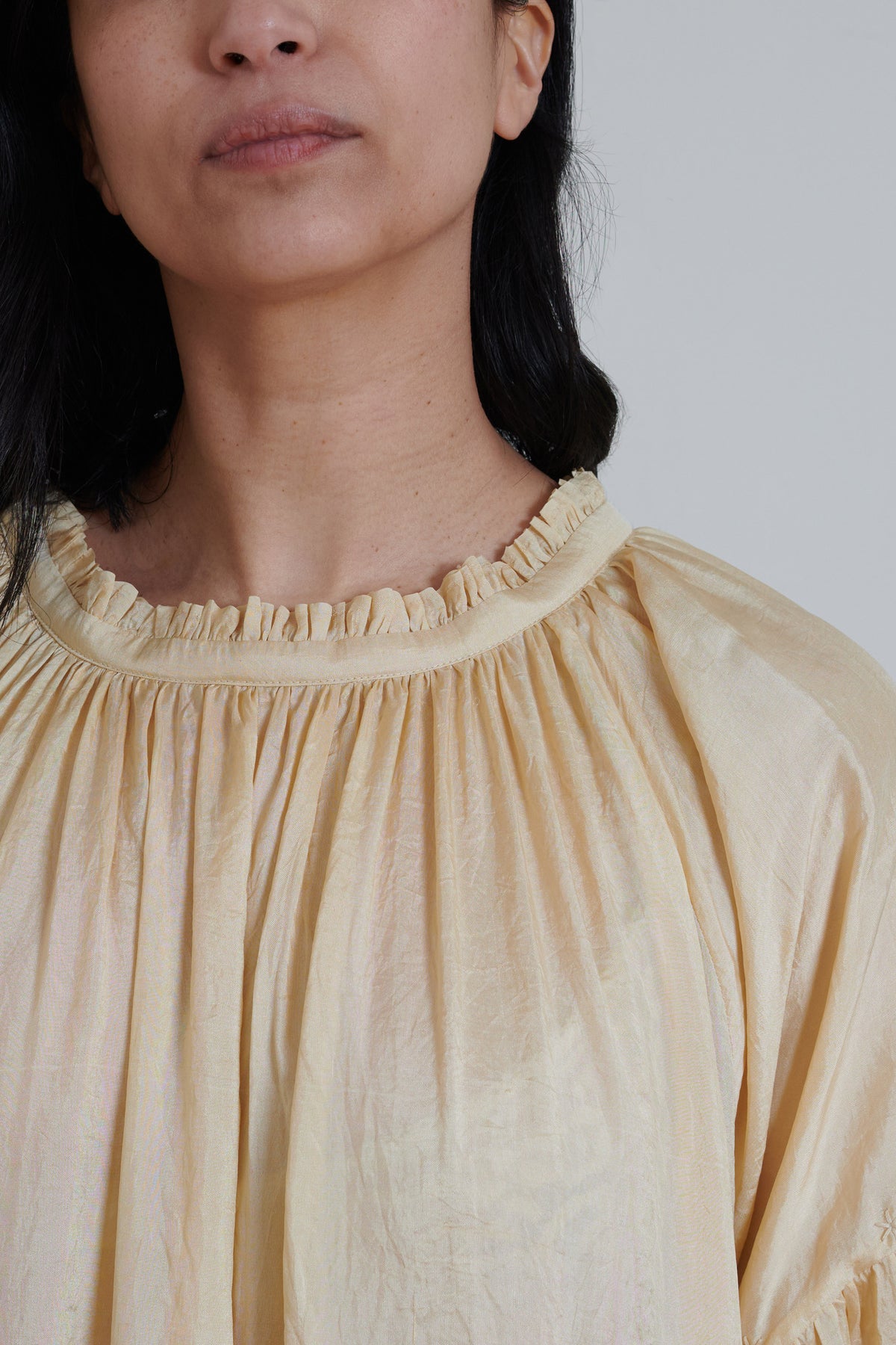 Runaway Bicycle | Pleated Dress - Yellow