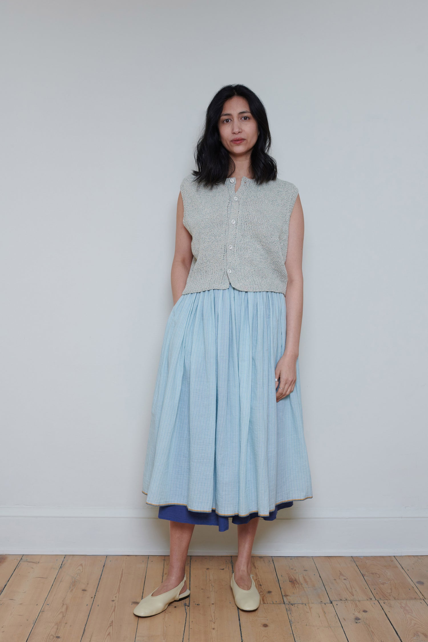 Runaway Bicycle | Reversible Skirt - Stripe