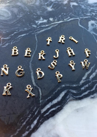 Tidy Street Store | Mini Letter Pendants - Gold